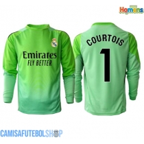 Camisa de time de futebol Real Madrid Thibaut Courtois #1 Goleiro Replicas 2º Equipamento 2025-26 Manga Comprida